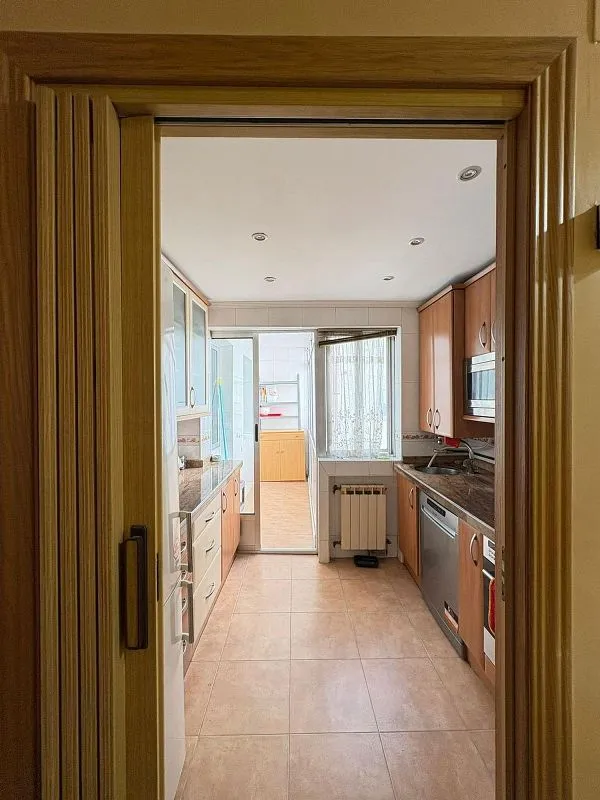 Kitchen - Furnished Flat with Ascensor in Madrid