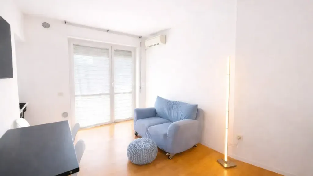 Séjour - Rustic-Style Flat with Balcony in Milan