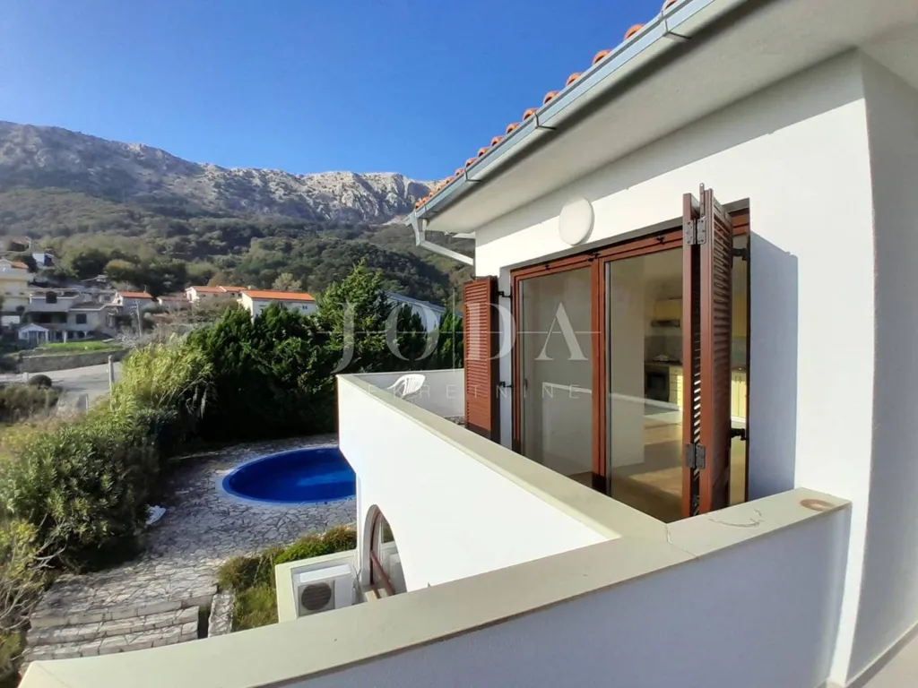 Balcon - Ground Floor Apartment with Sea View in Baška