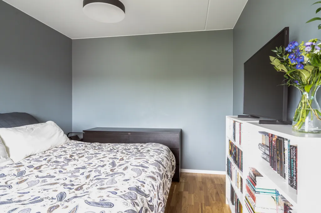 Bedrooms - Modern Flat with Balcony in Gothenburg