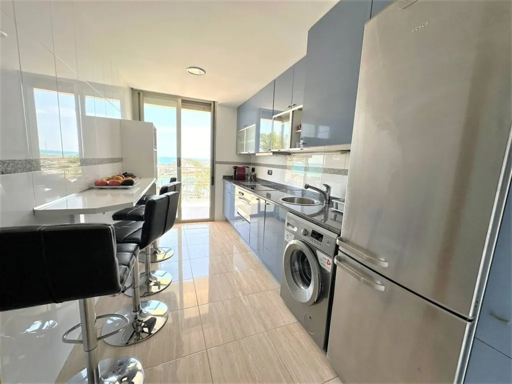 Cuisine - Penthouse with Sea View in Benicarló