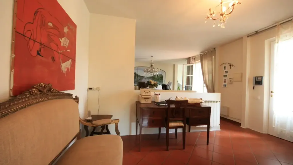Living Room - Newly Built Villa with Pool near Camaiore