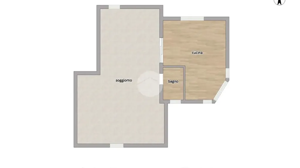 Plan - Bifamiliare with Garden in Antrosano