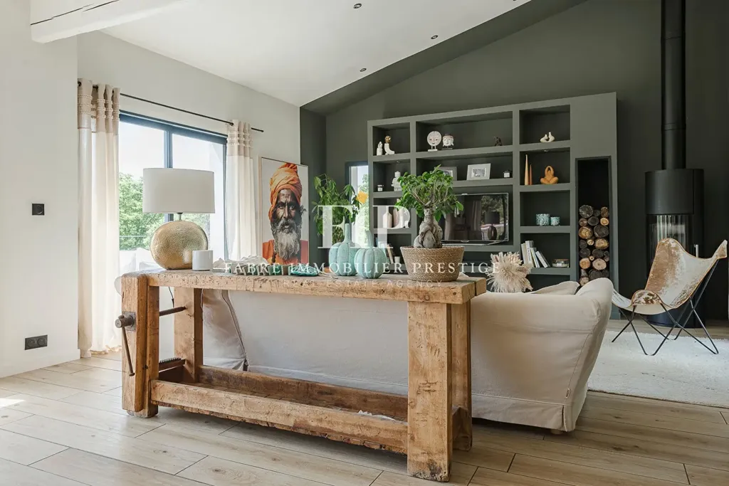 Séjour - Propriété Contemporaine avec Piscine près d'Aix-en-Provence
