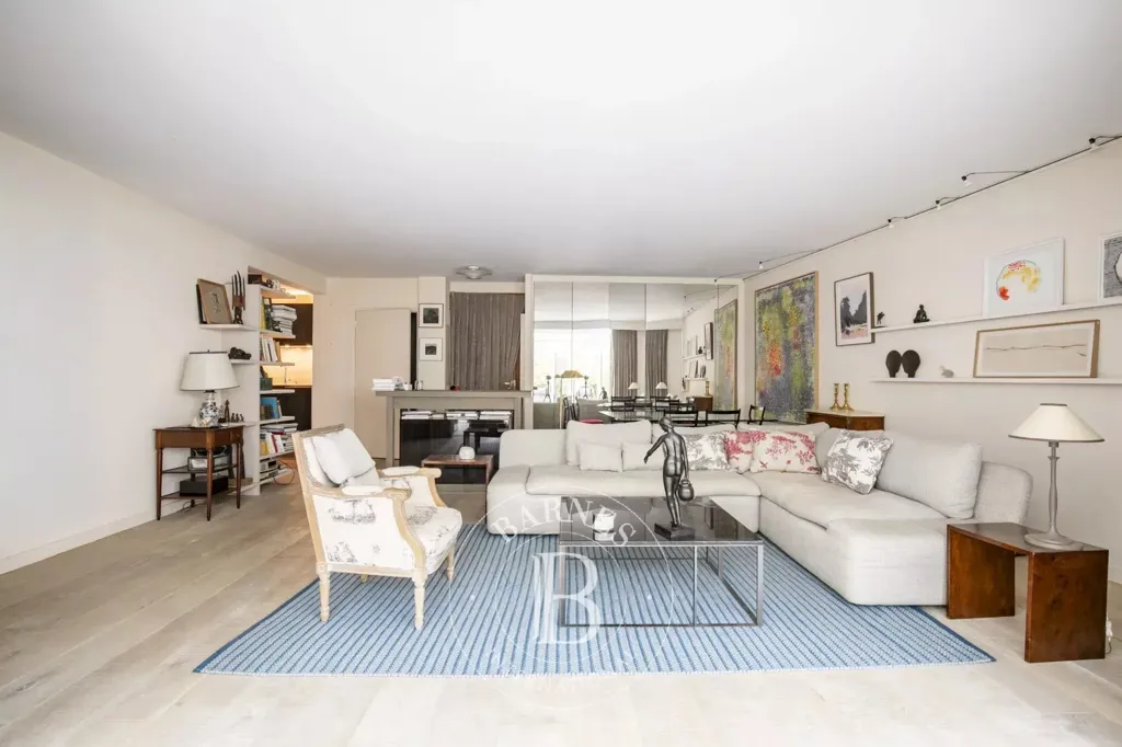 Séjour - Appartement Luxe avec Veranda à Paris
