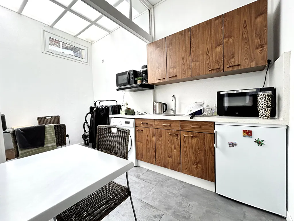 Cuisine - Studio Calme avec Cuisine au Rez-de-Chaussée à Lille