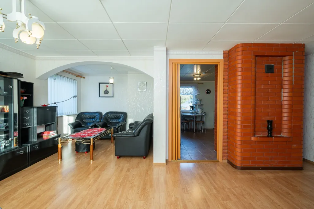 Living Room - Renovated House with Sauna in Mustvee