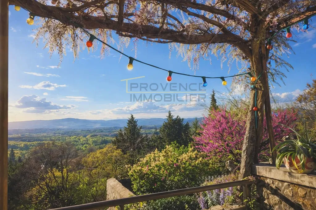 Terrass - Luxury House with Pool in Puygiron