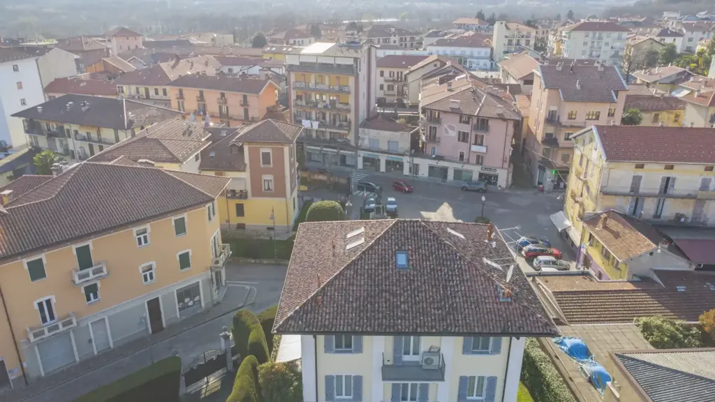 Vue aérienne - Historic Villa with Central Location in Grignasco