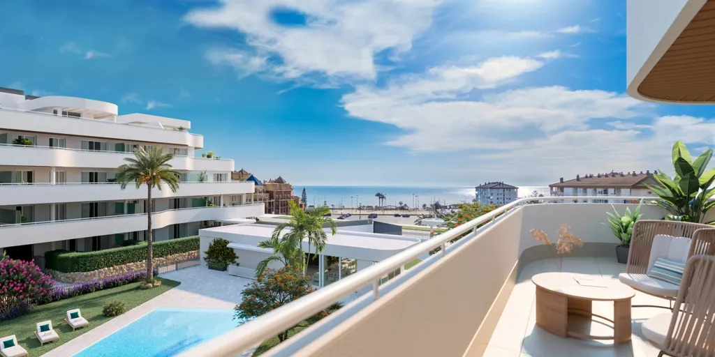 Balcon - Apartment with Pool near Beach in Torrox