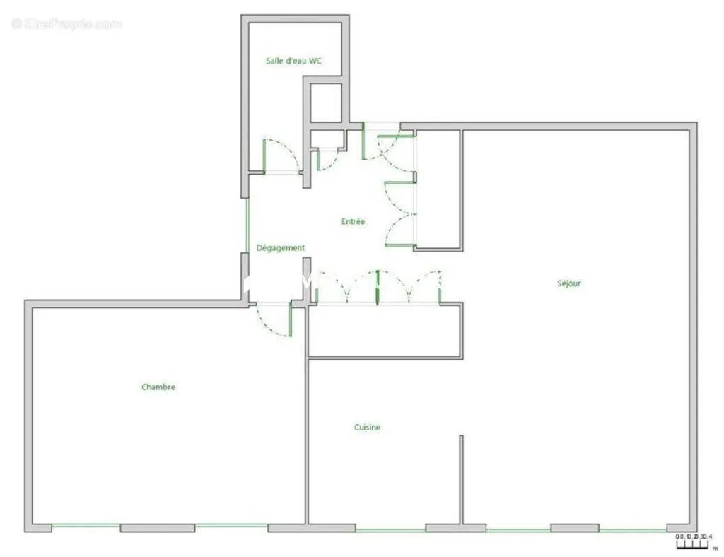 Plaan - Apartment with Ascender in Paris 3e