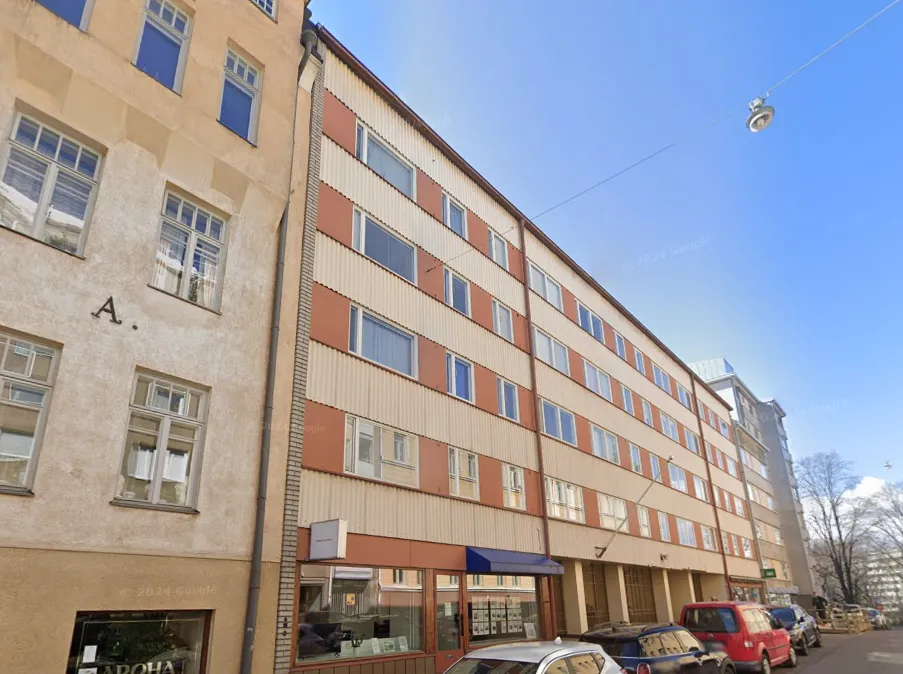 Välivaade - Bright Studio Flat with Balcony in Ullanlinna, Helsinki