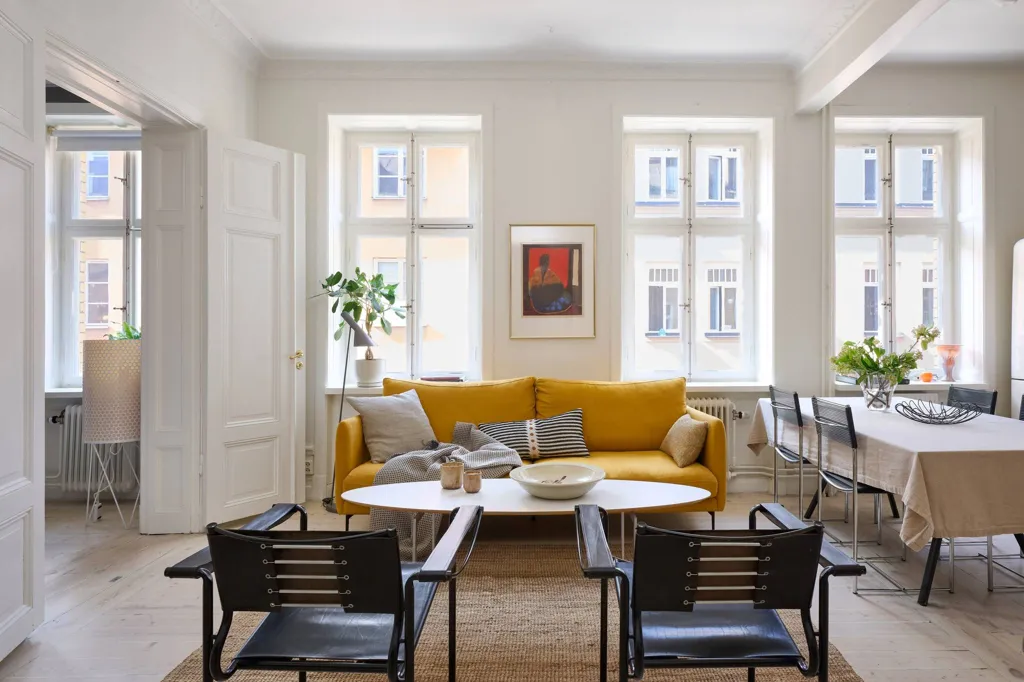 Séjour - Charming Flat with High Ceilings in SoFo