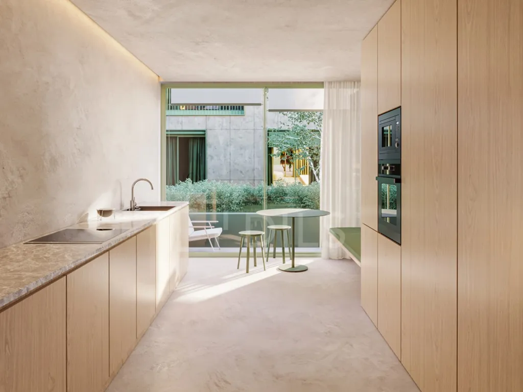 Kitchen - Luxury Duplex Villa in Porto's Hollywood
