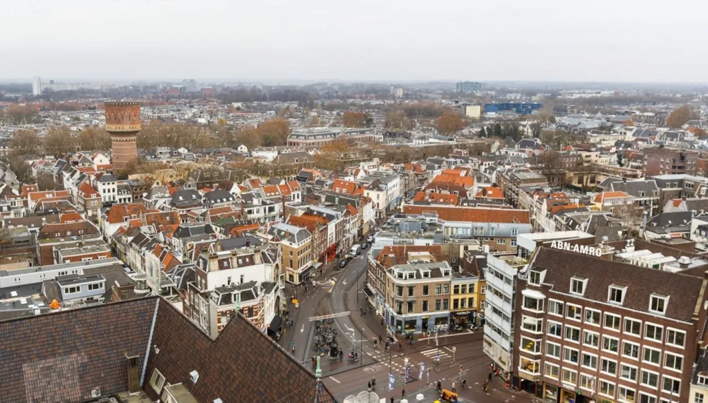 Aerial - Luxury Flat with Balcony in Utrecht Centre