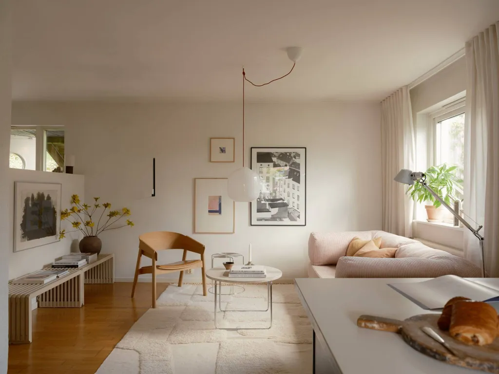 Séjour - Apartment with Garden in Johanneberg