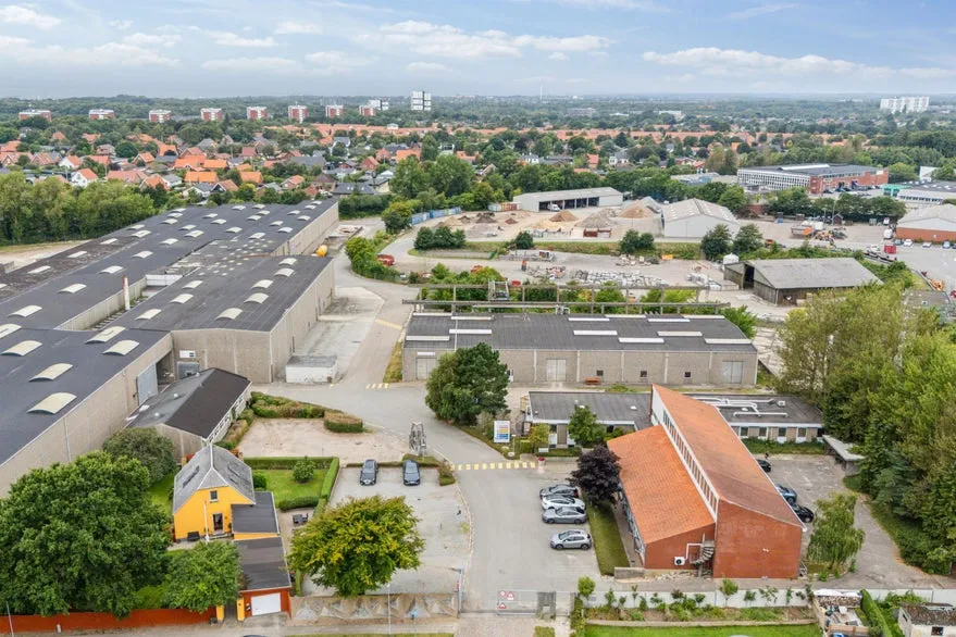 Vue aérienne - Production Property with Large Area in Denmark