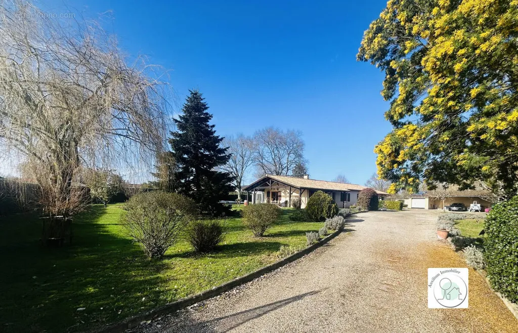 Extérieur - Maison avec Piscine et Jardin à Pugnac