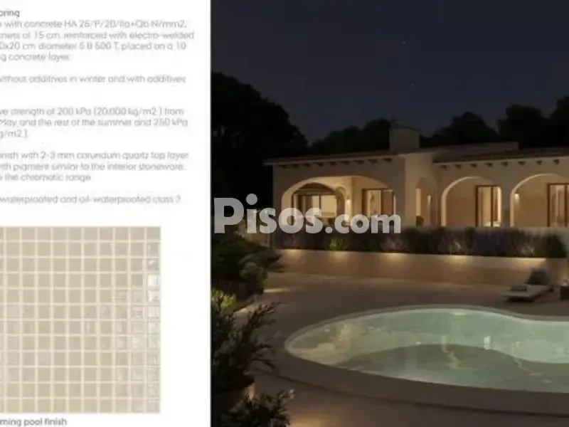 Piscina - Contemporary Chalet with Pool in La Fustera