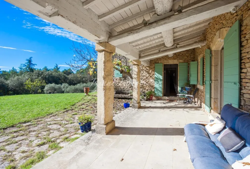 Terrass - House with Pool and Luberon View in Cabrières-d'Avignon