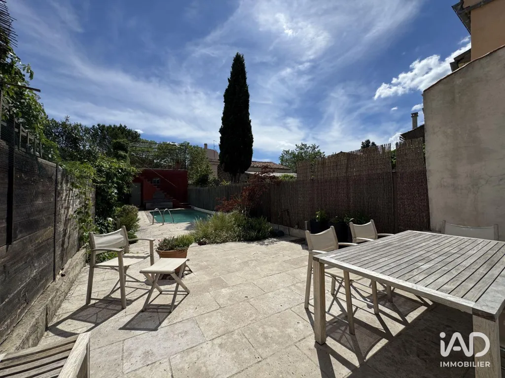 Pool - Charming Townhouse with Pool in Trets