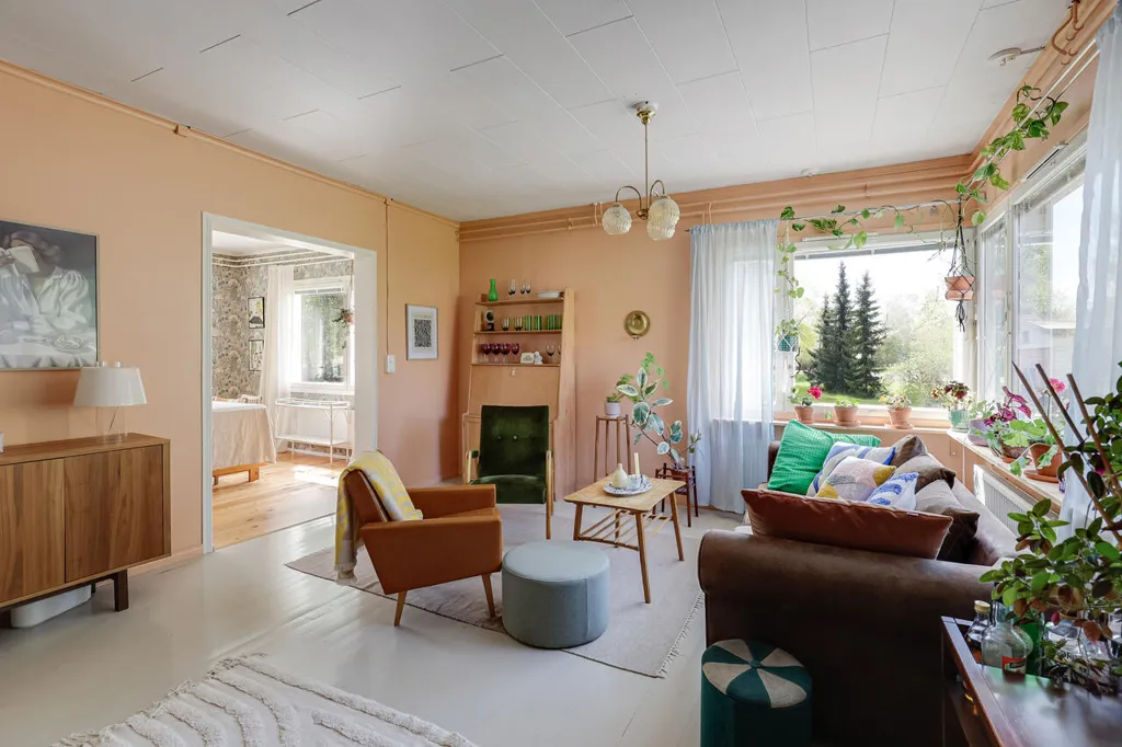 Séjour - Renovated Frontman House in Asevelikylä