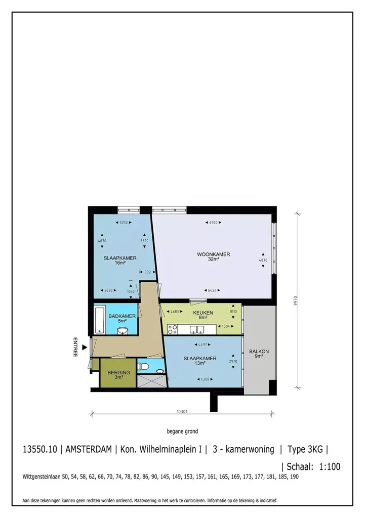 Appartement 3 pièces à Amsterdam