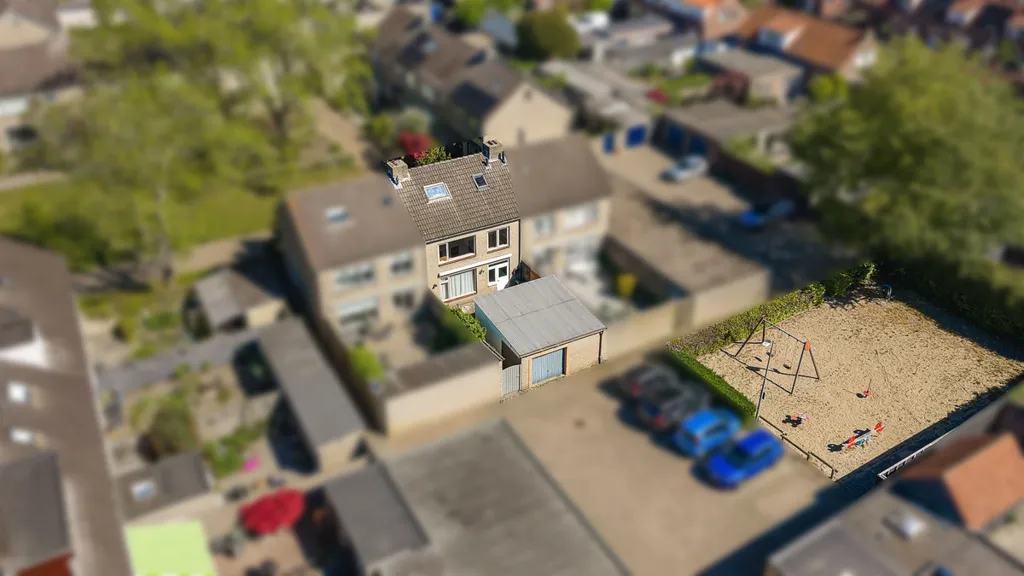 Aerial - Twin-Storey House with Garage in Zundert