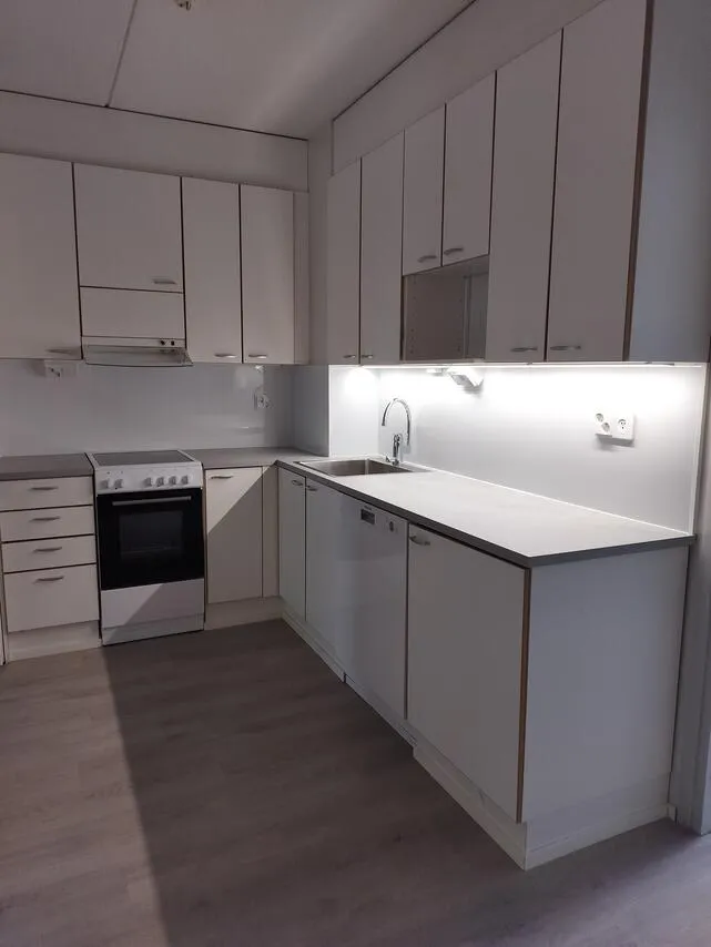 Köök - Apartment with Sauna in Oulu Centre