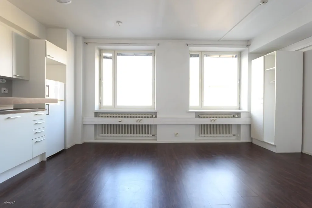 Kitchen - Renovated Studio with Sauna in Jyväskylä Centre