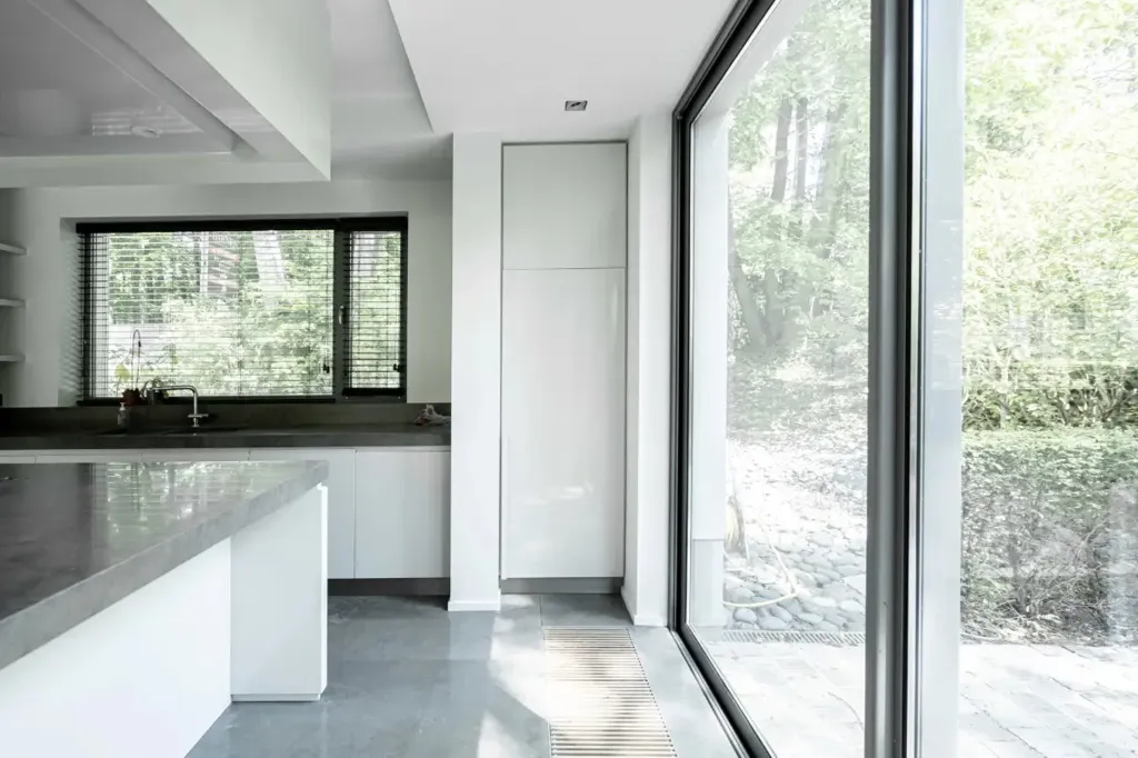 Kitchen - Contemporary Villa with Pool in Uccle