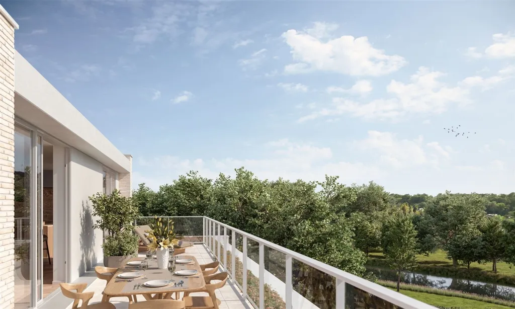 Rõdu - Newly Built Apartment with Terrace in Diest