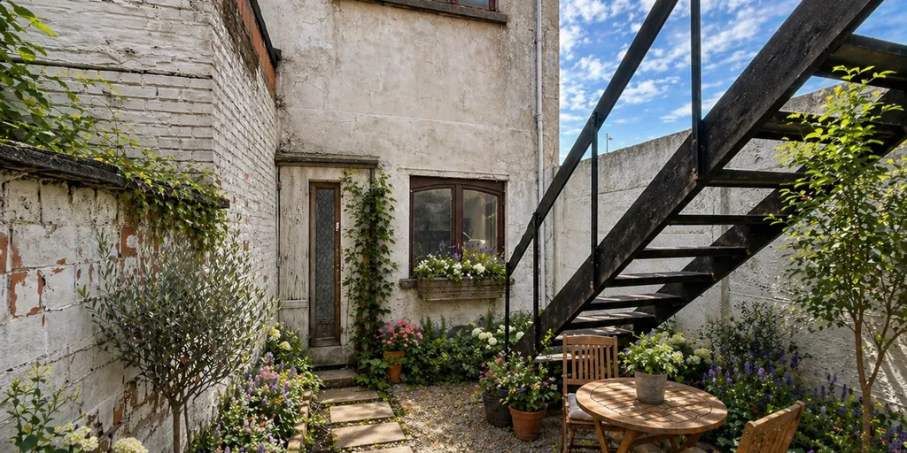 Jardin - Appartement à Moderniser avec Jardin à Deurne