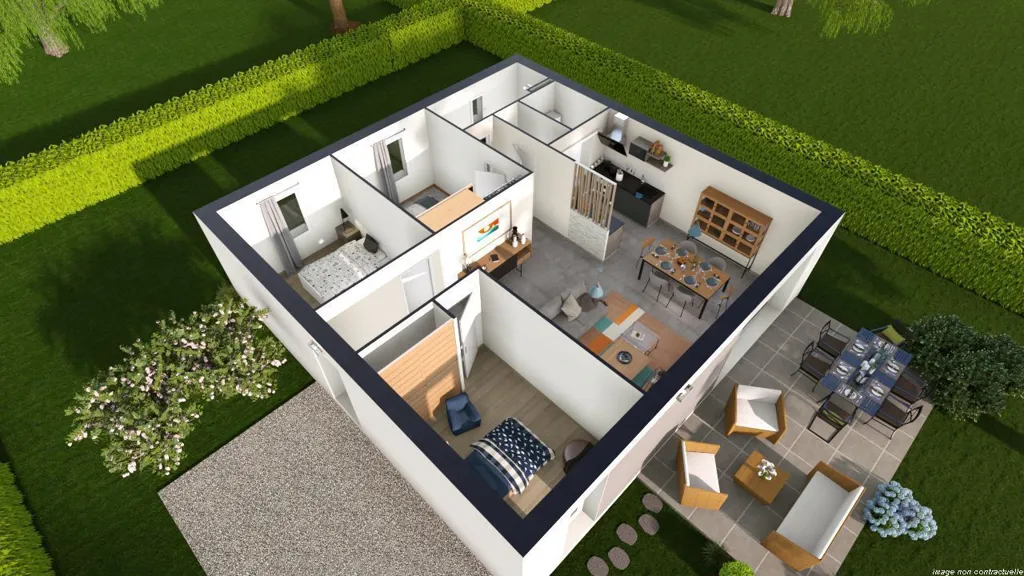 Maison Bioclimatique avec 3 Chambres à Joze