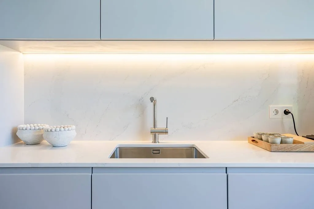 Köök - Luxury Seafront Apartment in Quarteira