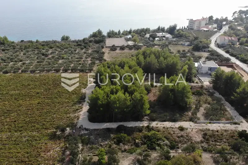 Õhuvaade - Building Plot with Sea View near Orebić