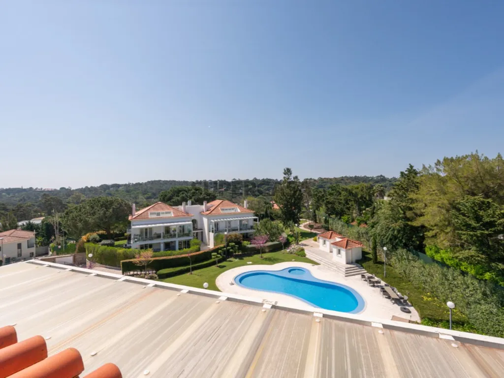Vue aérienne - Luxury Duplex with Pool in Bicesse, Cascais