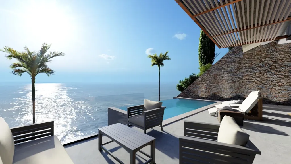 Bassein - Contemporary Chalet with Pool in Alfa Mar