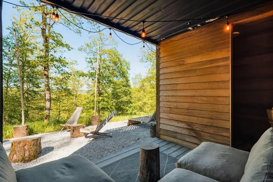 Terrace - New Villa with Sauna in Beauraing