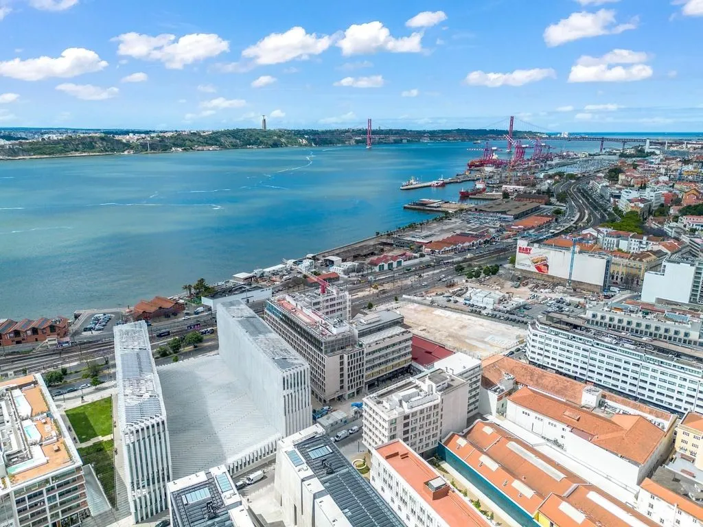 Vue aérienne - Luxury Apartment with River Views in Lisbon