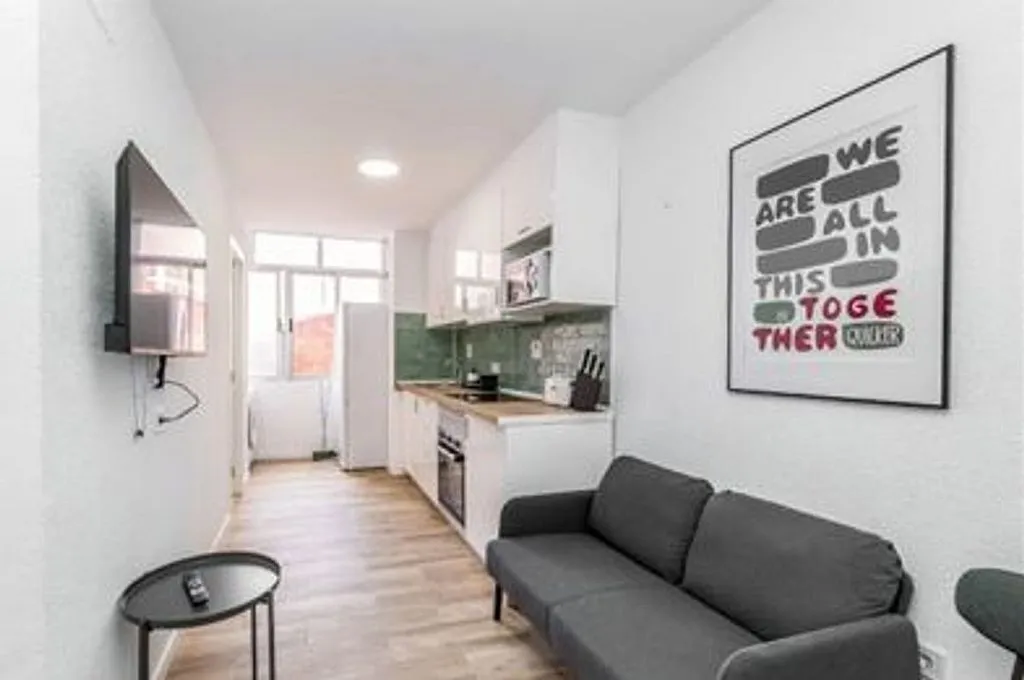 Living Room - Furnished Flat in Valladolid with Central Location