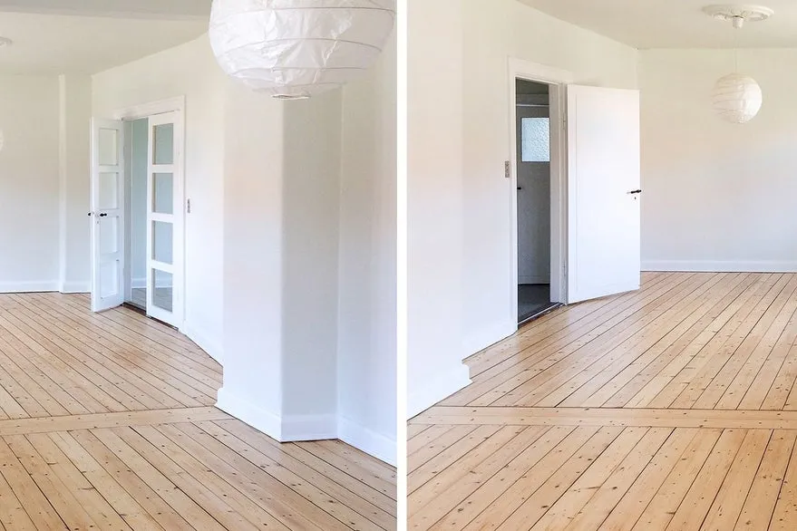 Séjour - Red Brick Rental Property with Parking in Aalborg