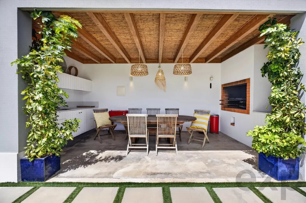 Terrasse - Single-Story Villa with Private Pool in Vale da Rosa