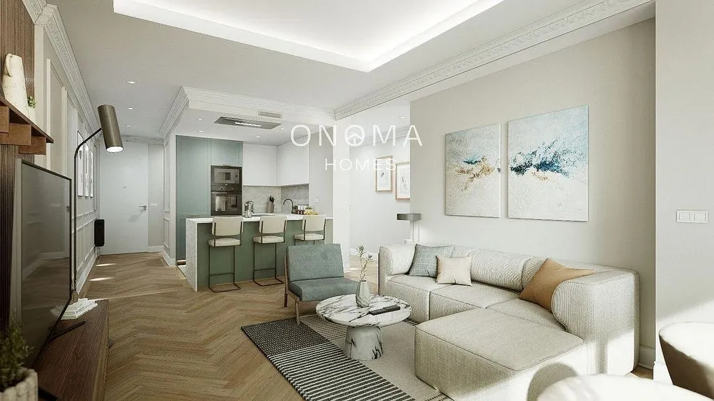 Séjour - Apartment with Garage in Chamberí, Madrid