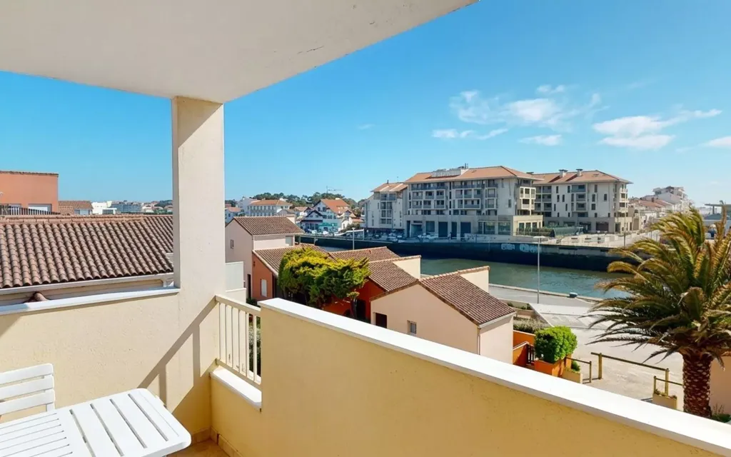 Balcon - Studio avec Vue Panoramique sur l'Océan à Capbreton