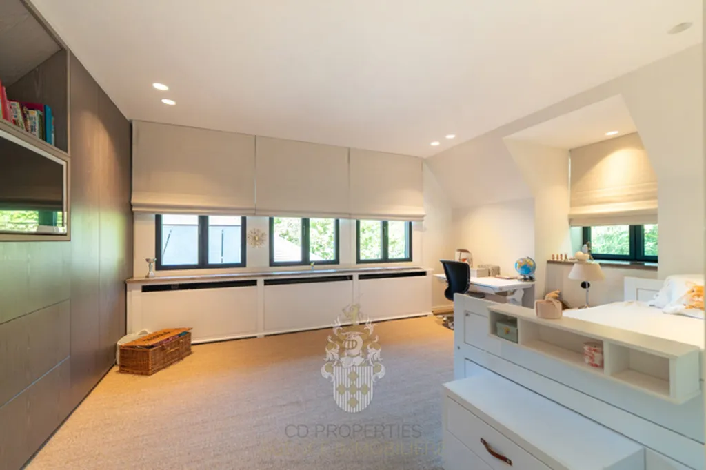 Bureau - Villa Rénovée avec Espace Wellness à Uccle