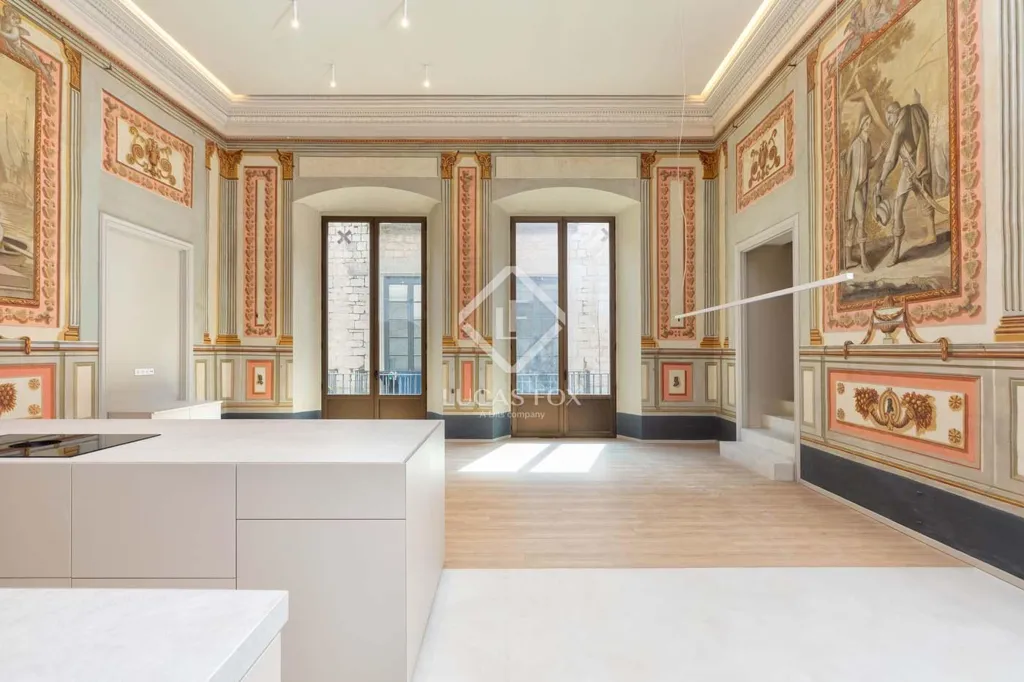 Cuisine - Penthouse in Renovated Palace, Girona