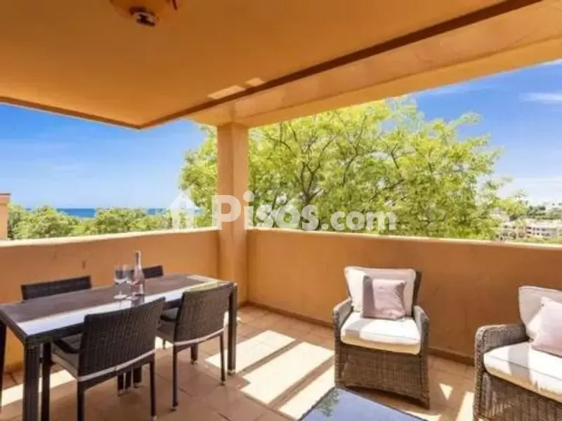 Terrasse - Apartment with Pool in Santa María Golf, Marbella