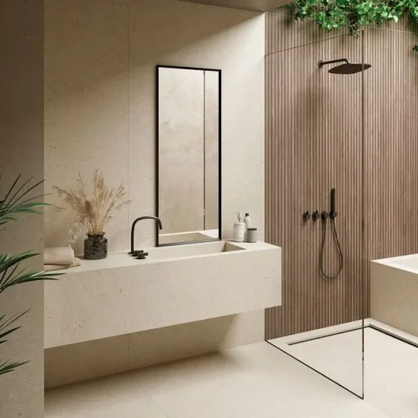 Salles de bain - Maison Contemporaine avec Terrasse à Venette