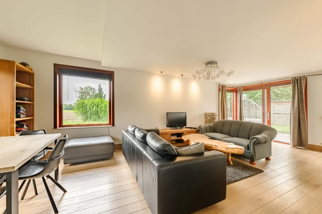 Séjour - Maison avec Jardin et Vue Campagne à Zwevezele